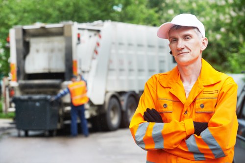 Professional machinery performing site clearance in Edmonton